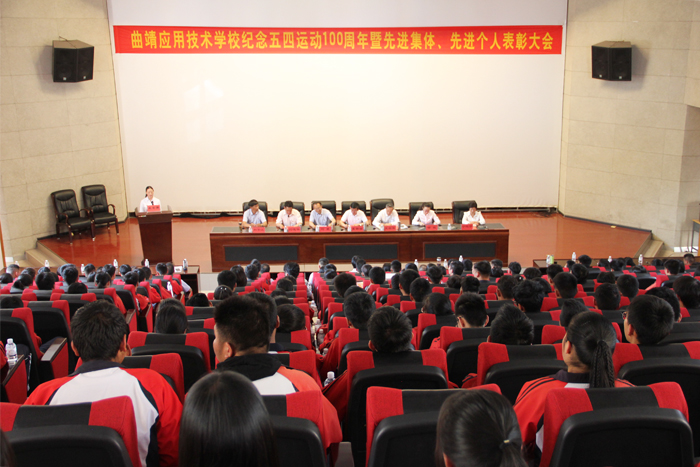 学校召开纪念五四运动100周年暨先进集体、先进个人表彰大会