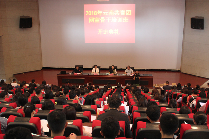 云南共青团网宣骨干培训在我校开班