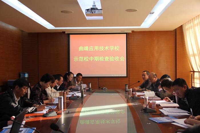 学校召开示范校建设中期检查验收评审会