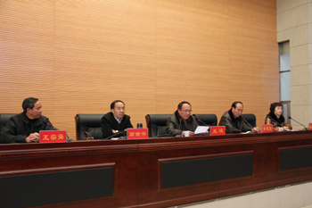 市农业局领导莅临我校主持召开新校长任命会议