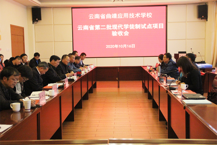 学校第二批现代学徒制试点项目验收工作圆满完成