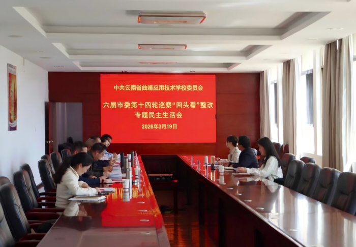 学校召开六届市委第十四轮巡察&ldquo;回头看&rdquo;整改专题民主生活会